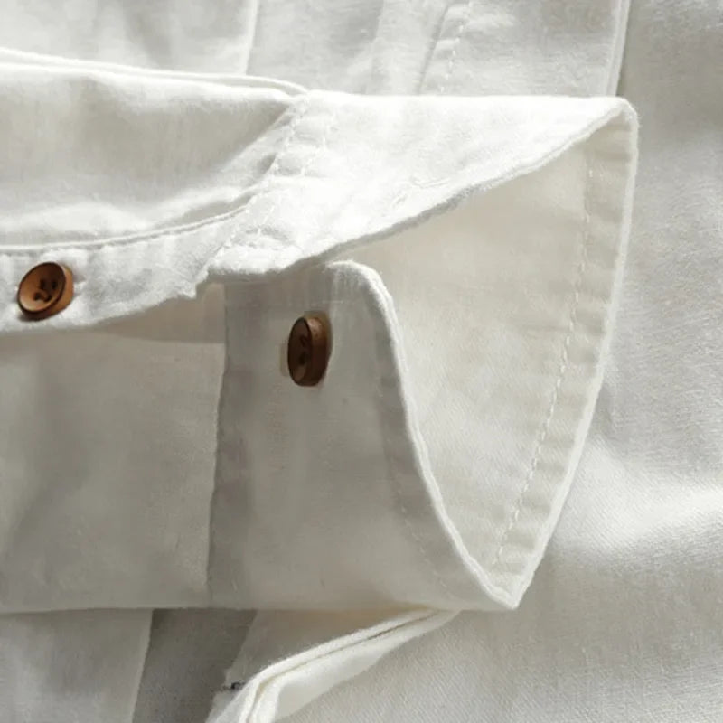 Asuka Japanese Linen Shirt