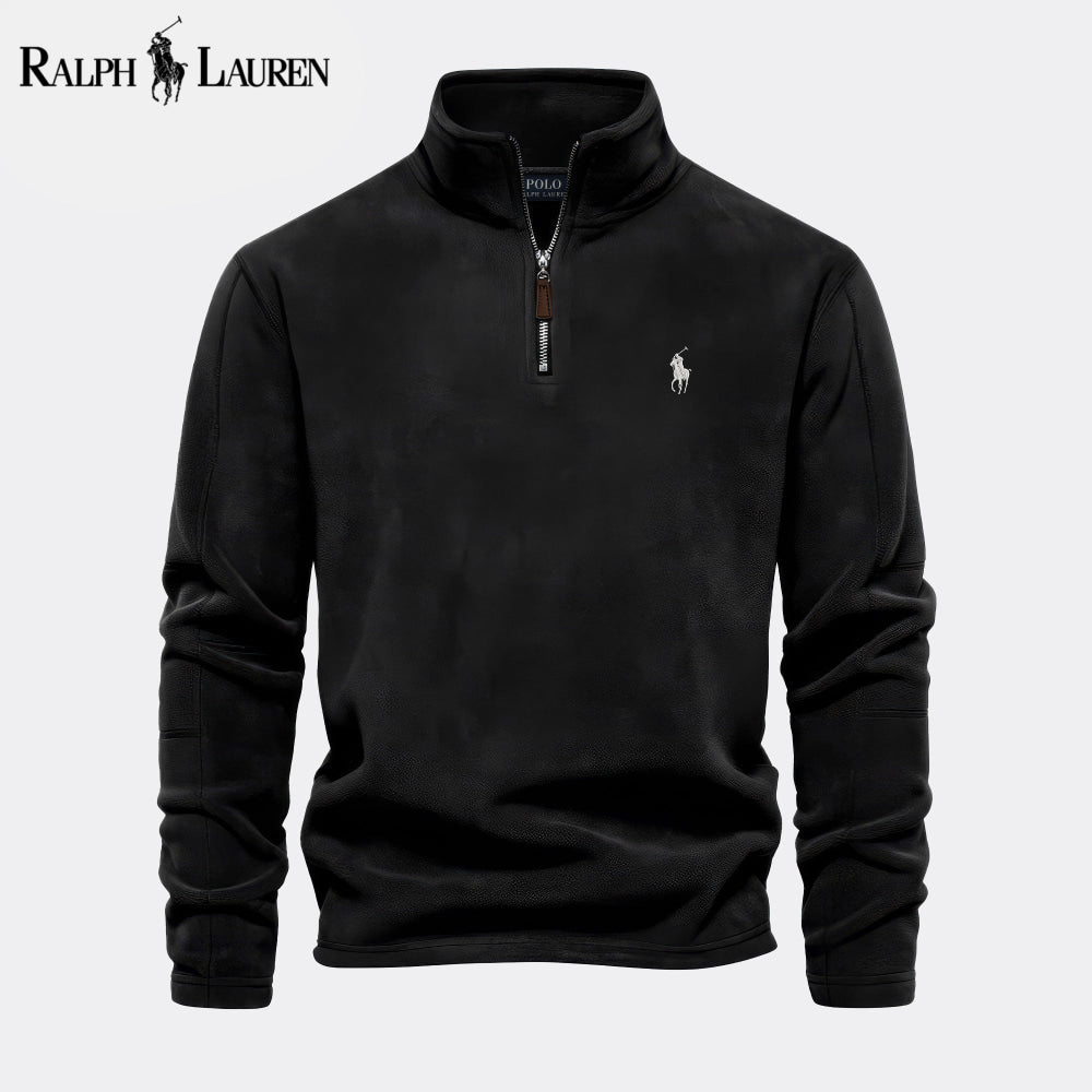 RL Prestige Cable-Knit Wool Knit Sweater