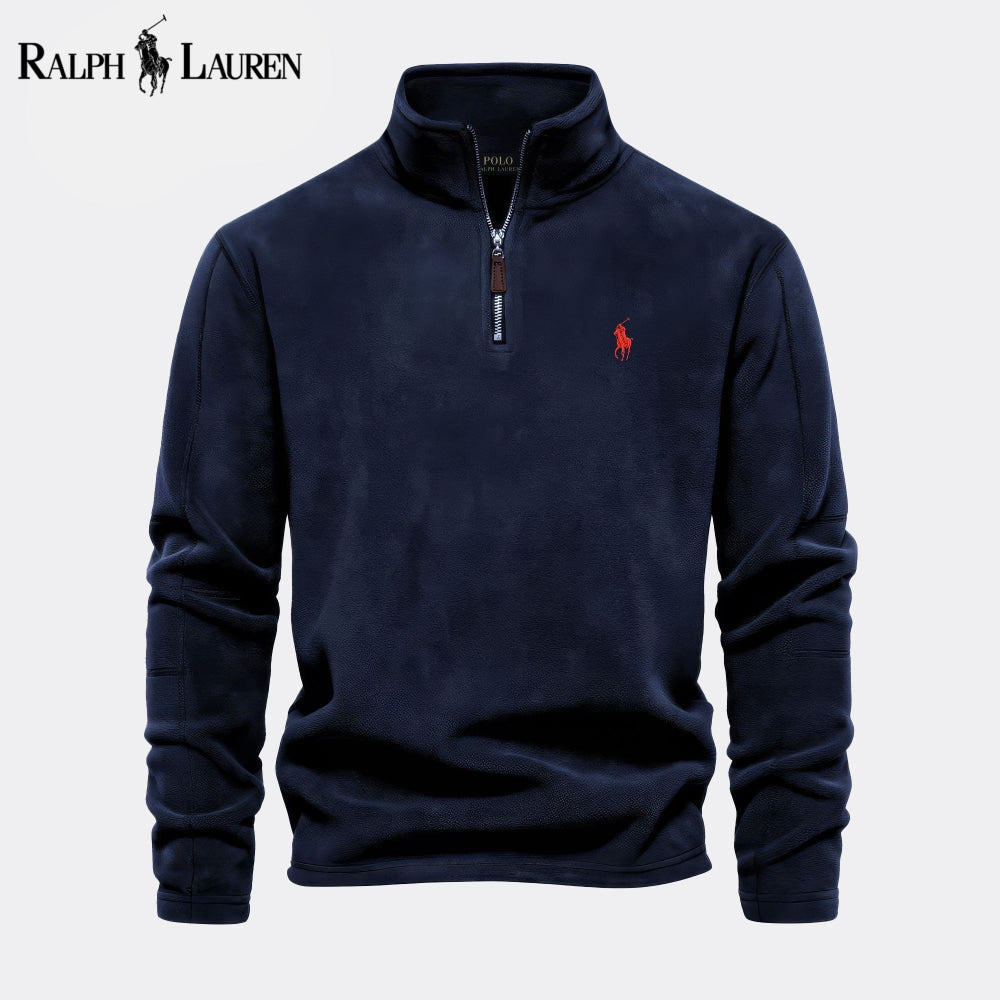 RL Prestige Cable-Knit Wool Knit Sweater