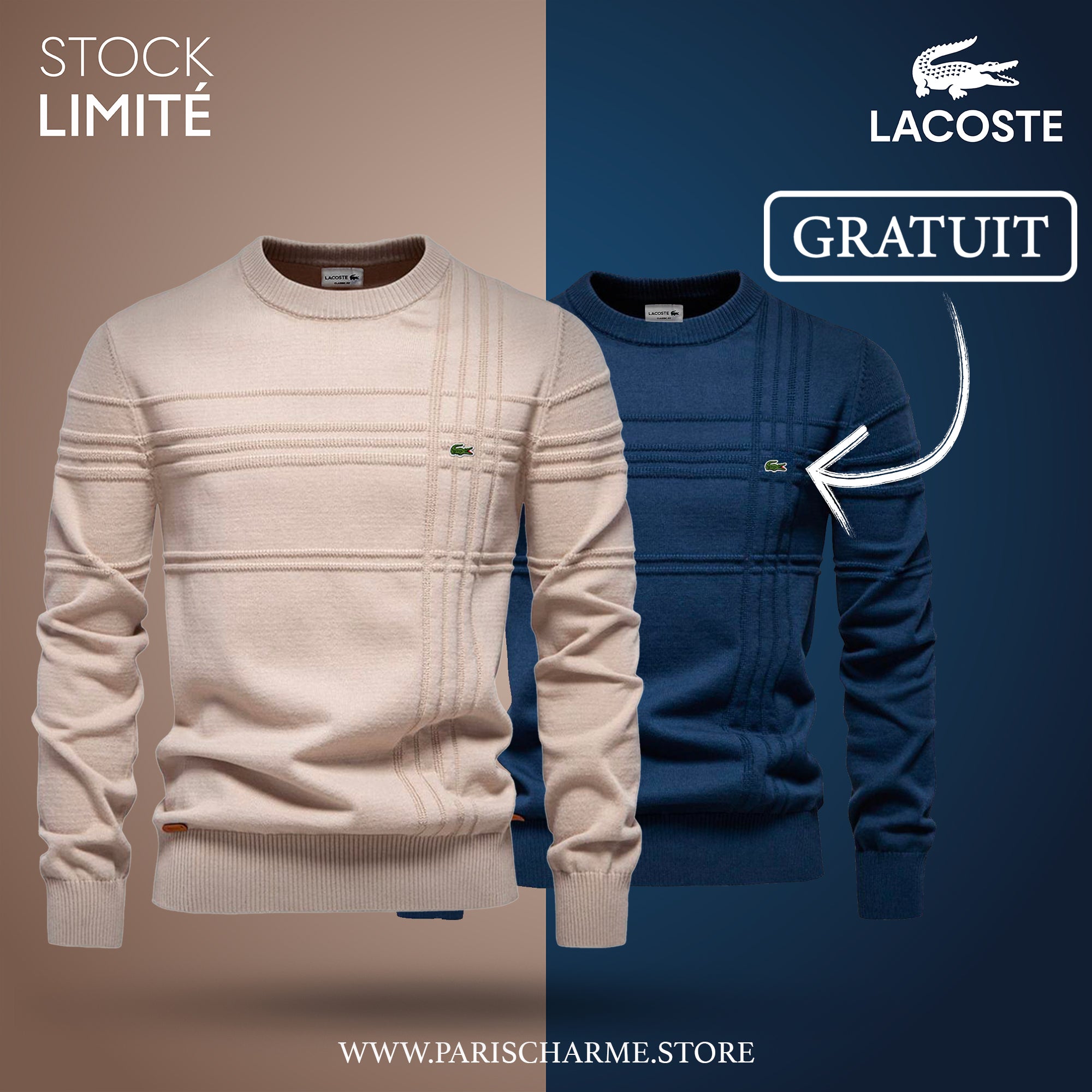 LC™ 1+1 Textured Men's Sweater (CLEARANCE)