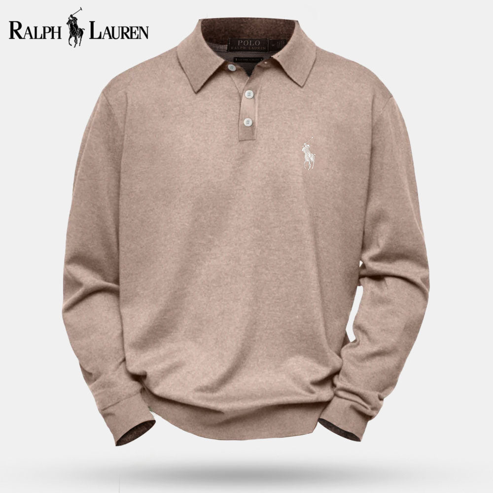 RL Cable-Knit Wool Knit Sweater
