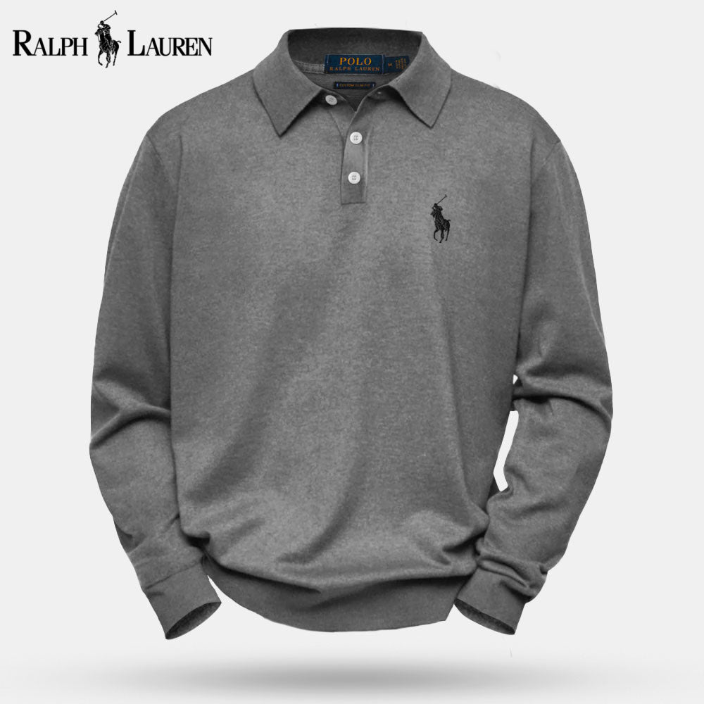 RL Cable-Knit Wool Knit Sweater